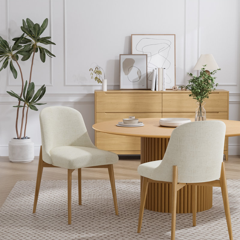Wayfair dining chairs white discount